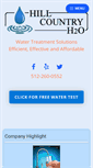 Mobile Screenshot of hillcountryh2o.com